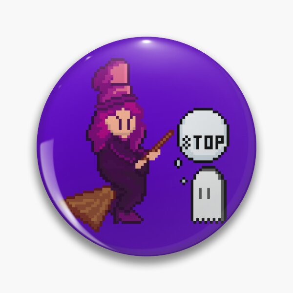 Item preview, Witch Flying Broom - Funny Ghost Stop Sign Halloween designed and sold by RetroRlx.