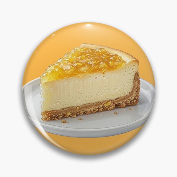 Item preview, Delicious Yuzu Citrus Cheesecake Slice - Sweet Dessert  designed and sold by PetalsPaws.