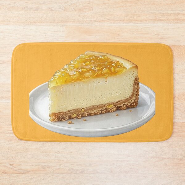 Item preview, Delicious Yuzu Citrus Cheesecake Slice - Sweet Dessert  designed and sold by PetalsPaws.