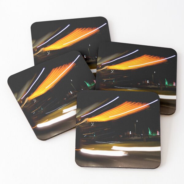 Item preview, Golden Orange Light Urban Night Photography designed and sold by Marino4ka.