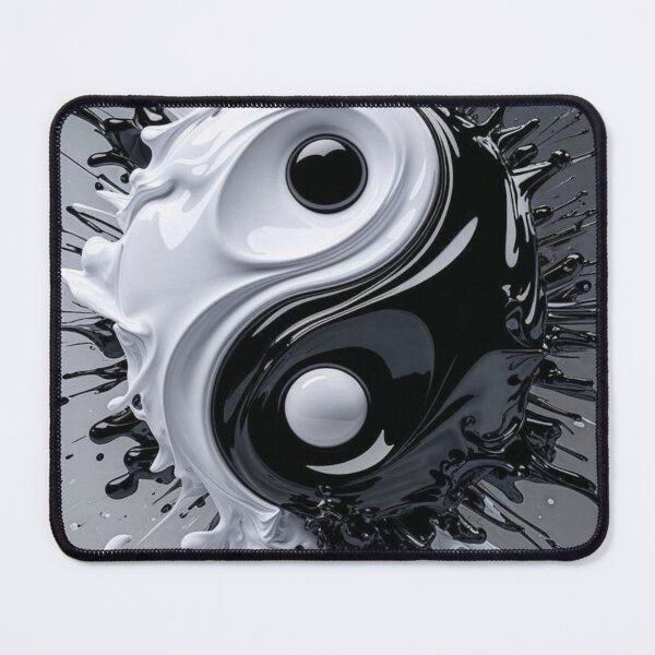 Item preview, Black & White Yin Yang – Balance in Motion designed and sold by Henrylifestyle2.