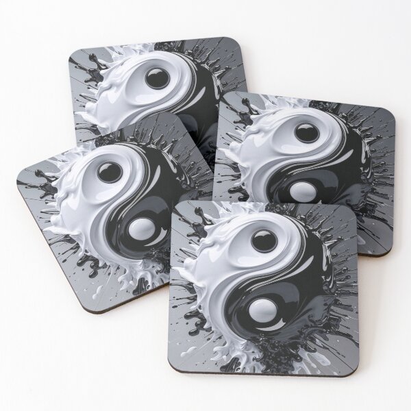 Item preview, Black & White Yin Yang – Balance in Motion designed and sold by Henrylifestyle2.