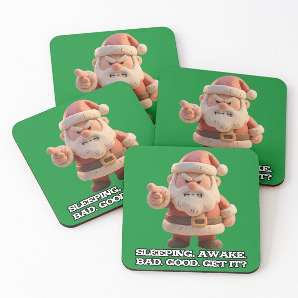 Item preview, Angry Santa - Get it? designed and sold by Deviant Logic Design.