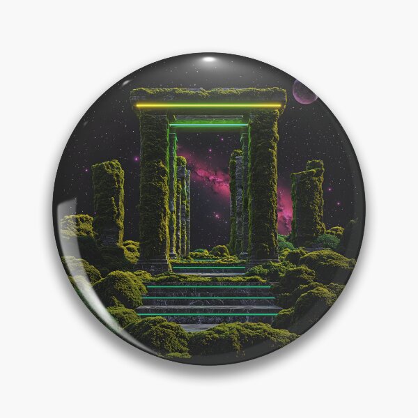 Item preview, Moss Covered Ruins, 3d Render, Deep Black designed and sold by Checho30.