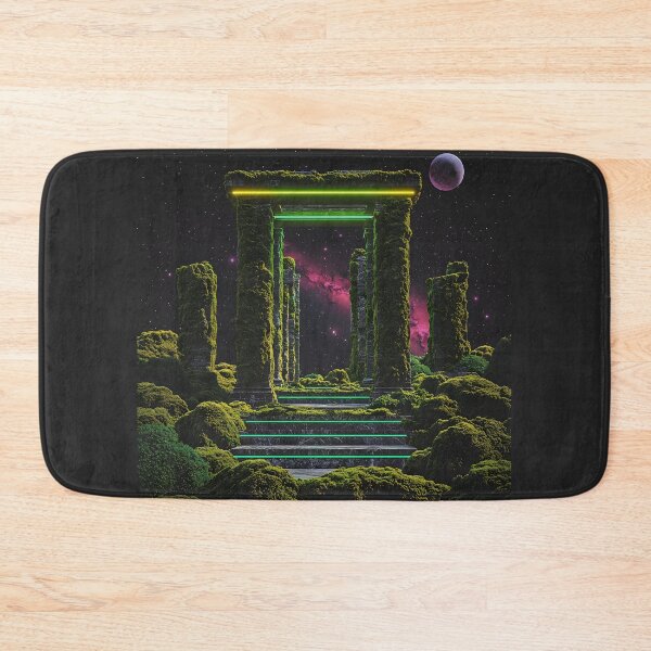 Item preview, Moss Covered Ruins, 3d Render, Deep Black designed and sold by Checho30.