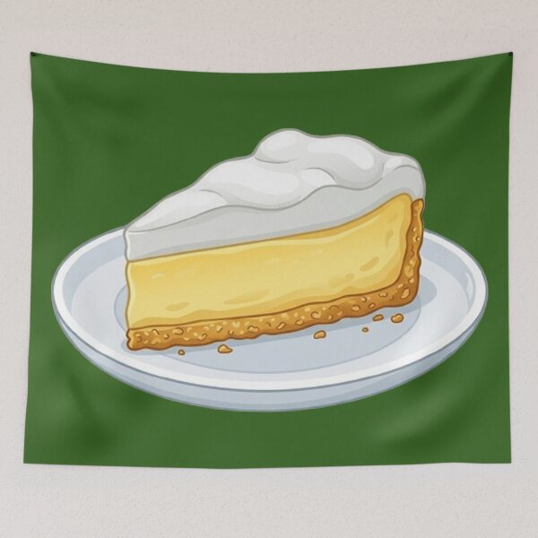 Item preview, Classic Lemon Meringue Pie Slice - Sweet Dessert  designed and sold by PetalsPaws.