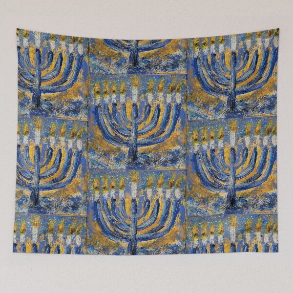 Item preview, Hanukkah Art by M. Gould designed and sold by MeredithGouldArts.