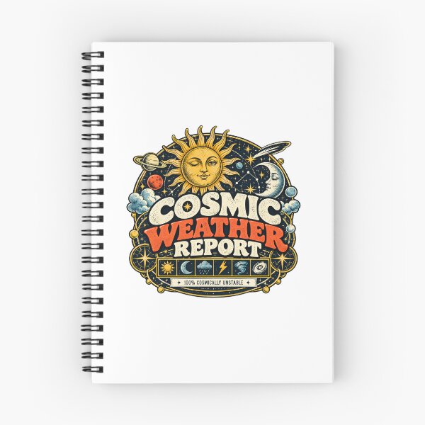 Aperçu de l'œuvre Cosmic Weather Report Astrology Vintage créée et vendue par 2G2P.