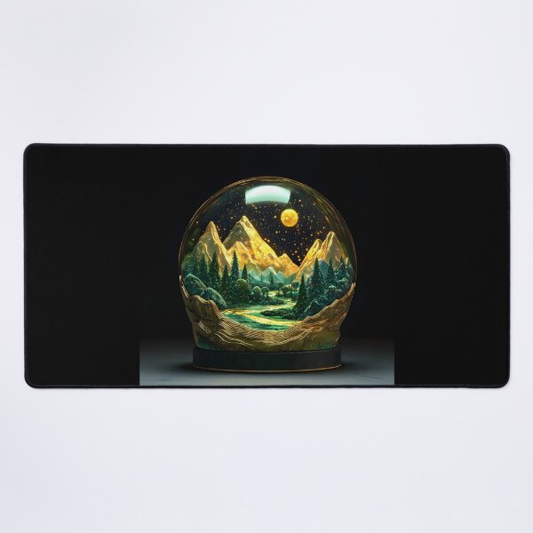 Item preview, Terrarium Glass Globe, 3d Render, Vibrant Emerald designed and sold by Checho30.