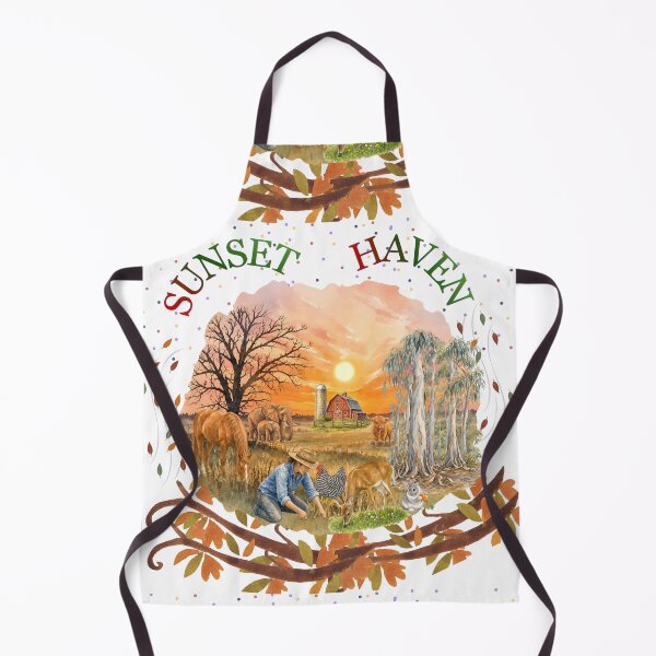 Artikelvorschau, Sonnenuntergang auf dem Bauernhof entworfen und verkauft von Kuevitaglowshop.