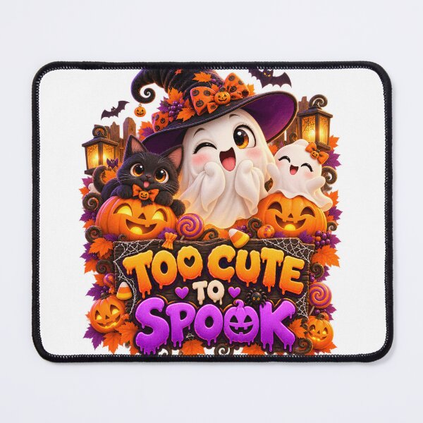 Item preview, Too Cute To Spook Halloween Ghost designed and sold by Dovarune.