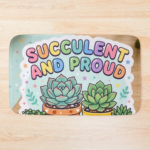 Item preview, Succulent And Proud plants designed and sold by JC Art Creations.