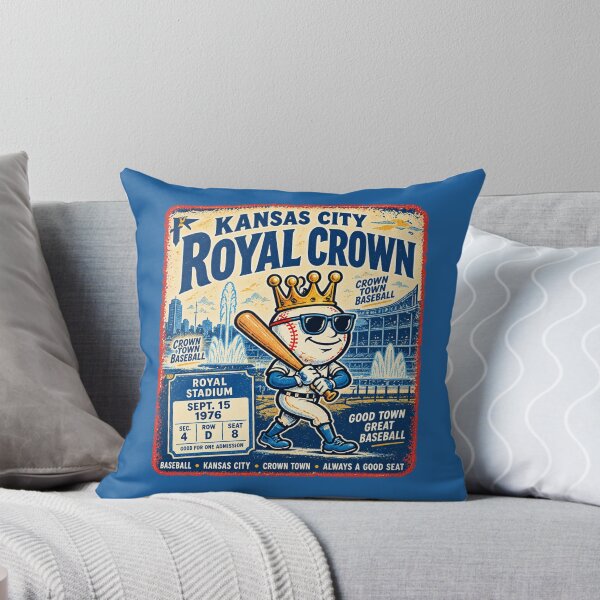 Item preview, Kansas City Royal Crown Vintage Baseball Shirt, Retro KC Baseball Tee, Old School Missouri Sports Graphic designed and sold by GhostDawgs.
