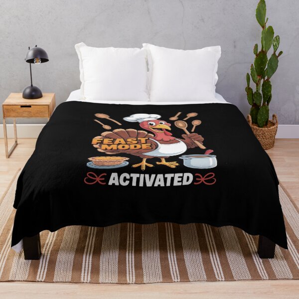 Item preview, Feast Mode Activated – Funny Thanksgiving Turkey Chef Ar designed and sold by jkrphoto.