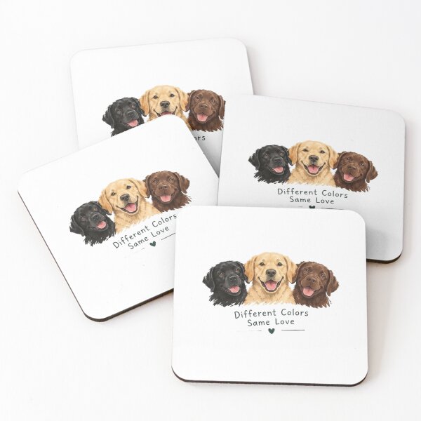 Item preview, Different Colors Same Love Labrador Retriever Tri Color designed and sold by Goodthingstree.