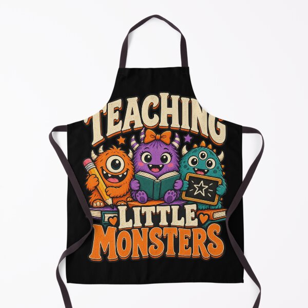Item preview, Teaching Little Monsters Cute Halloween Teacher designed and sold by TeNovaStudio.