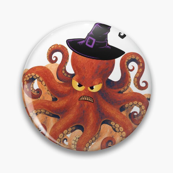 Item preview, Octopus Witch 1000 tentacles (Polvo bruxa mil tentáculos) designed and sold by DiFraia Studio.