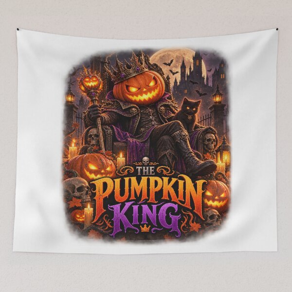 Item preview, The Pumpkin King Gothic Halloween designed and sold by Dovarune.