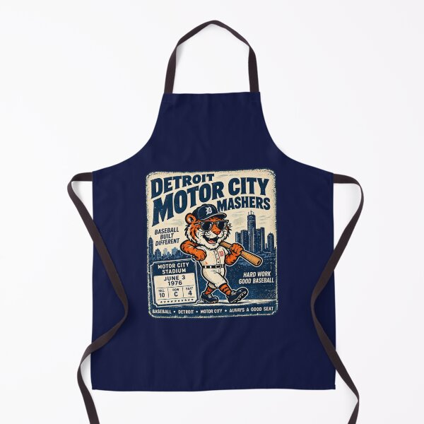 Item preview, Detroit Motor City Tigers Vintage Baseball Shirt, Retro Detroit Baseball Tee, Old School Michigan Sports Graphic designed and sold by GhostDawgs.