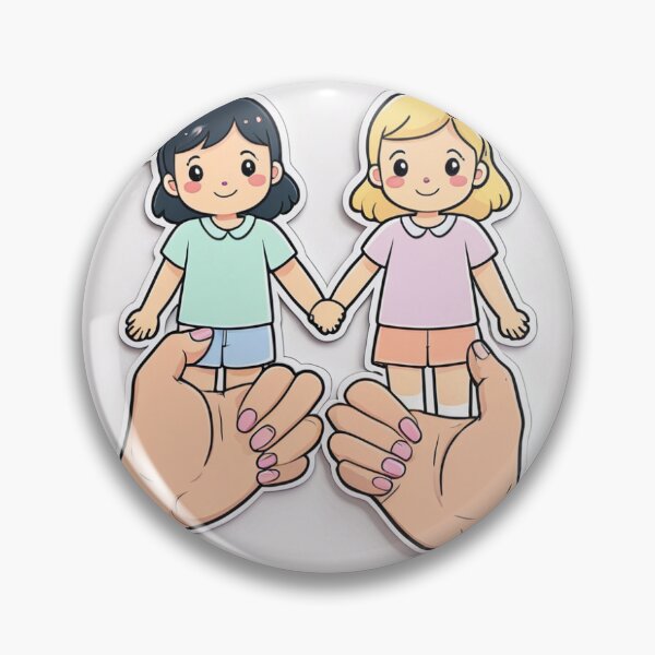Item preview, Best Friends Holding Hands - Gift for Best Friend designed and sold by PawAndPenStudio.