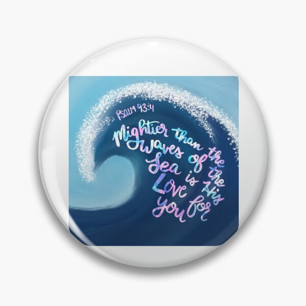 Item preview, Psalm 93:4 mightier than the waves designed and sold by deannakya.