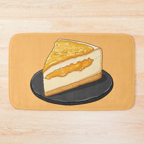 Item preview, Delicious Mango Passion Fruit Cheesecake Slice - Tropical Dessert designed and sold by PetalsPaws.