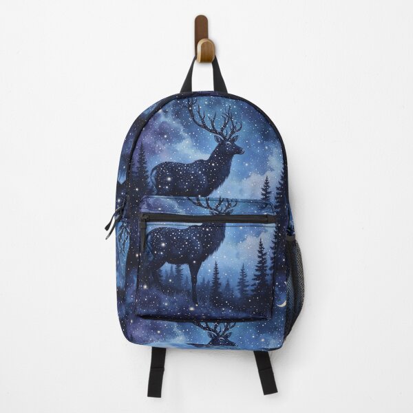 Item preview, Charming winter night with reindeer designed and sold by AWADHESH CHAURASIA.