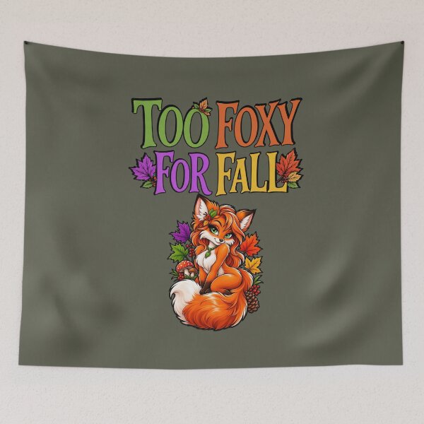 Item preview, Too Foxy for Fall – Cute Sassy Fox Autumn Shirt designed and sold by Aimetoi.