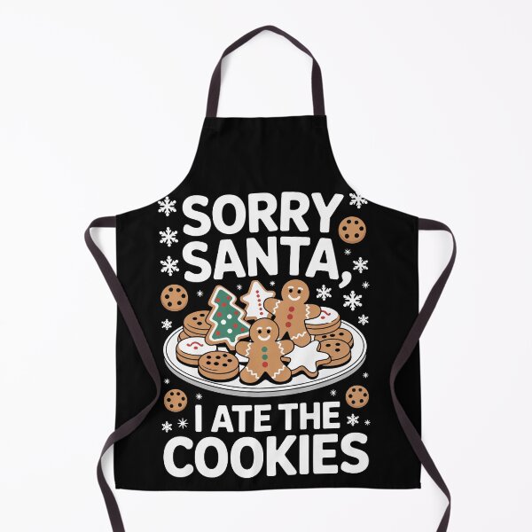 Item preview, Sorry Santa I Ate The Cookies – Funny Christmas Gingerbread Art designed and sold by jkrphoto.