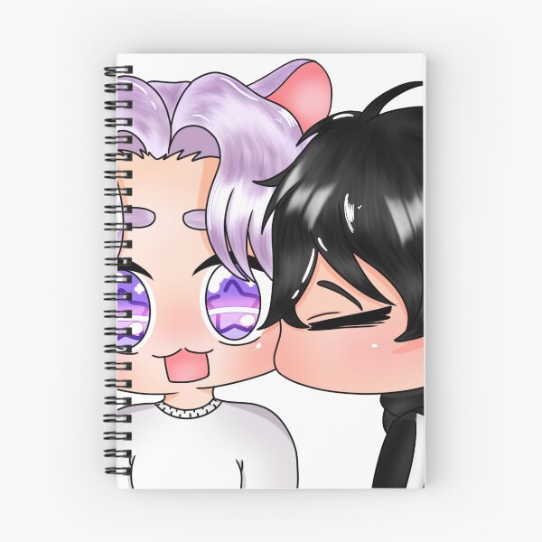 Item preview, ​Cute Chibi BL Squirrel Boy & Black Hair Boyfriend - Sweet Manhwa Romance Art designed and sold by Wolfy’s Chibi Corner.