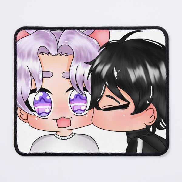 Item preview, Cute Chibi BL Squirrel Boy & Black Hair Boyfriend - Sweet Manhwa Romance Art designed and sold by Wolfy’s Chibi Corner.