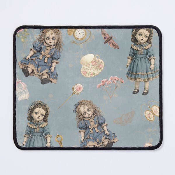 Item preview, Eerie Doll Blue Pattern designed and sold by K-Dia.