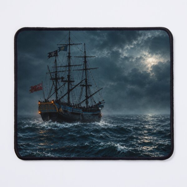 Item preview, Midnight Marauder. The Ghost Ship's Journey designed and sold by Astute-Artio-Photography.