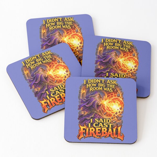 Item preview, Copy of I Cast Fireball Male designed and sold by Wear It Anyway Designs.