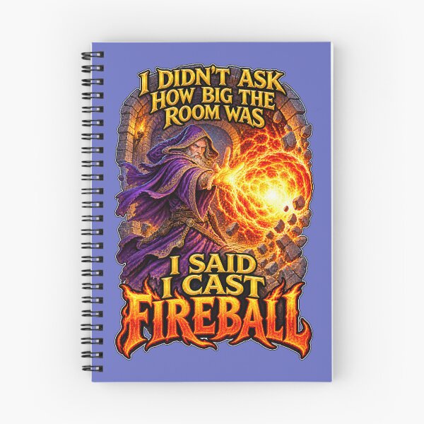 Item preview, Copy of I Cast Fireball Male designed and sold by Wear It Anyway Designs.