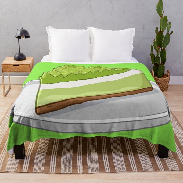 Item preview, Japanese Matcha Green Tea Cheesecake Slice - Sweet Dessert designed and sold by PetalsPaws.
