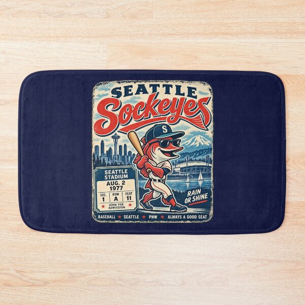 Item preview, Seattle Sockeyes Vintage Baseball Shirt, Retro Seattle Baseball Tee, Pacific Northwest Sports Mascot Graphic designed and sold by GhostDawgs.