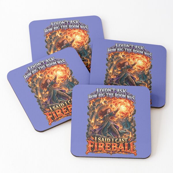 Item preview, I Cast Fireball Female designed and sold by Wear It Anyway Designs.