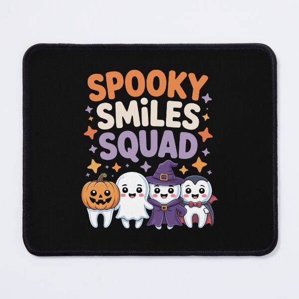 Item preview, Spooky Smiles Squad – Cute Dentist Halloween Tooth Art designed and sold by jkrphoto.