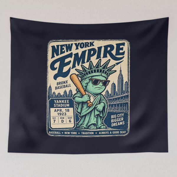 Item preview, New York Empire Vintage Baseball Shirt, Retro NYC Baseball Tee, Old School New York Sports Graphic designed and sold by GhostDawgs.