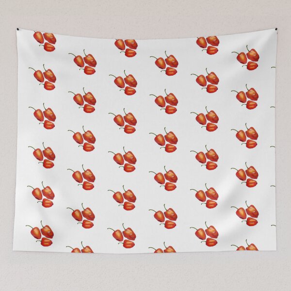 Item preview, Realistic Orange Red Peppers Botanical Illustration designed and sold by S. Amado.