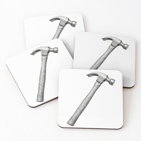 Item preview, Hammer - Realistic Minimalistic Black and White designed and sold by Minimalisticaly.