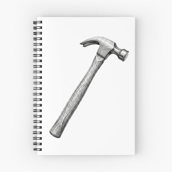 Item preview, Hammer - Realistic Minimalistic Black and White designed and sold by Minimalisticaly.