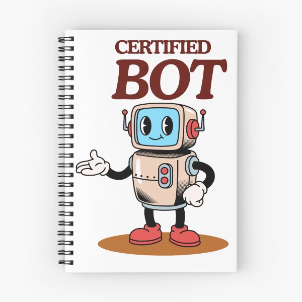 Aperçu de l'œuvre Robot certifié drôle et rétro créée et vendue par Nol1ytv.