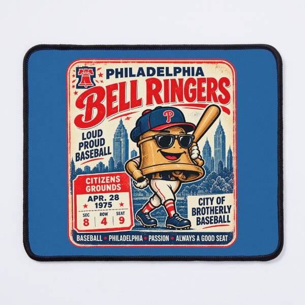 Item preview, Philadelphia Bell Ringers Vintage Baseball Shirt, Retro Philly Baseball Tee, Old School Pennsylvania Sports Graphic designed and sold by GhostDawgs.