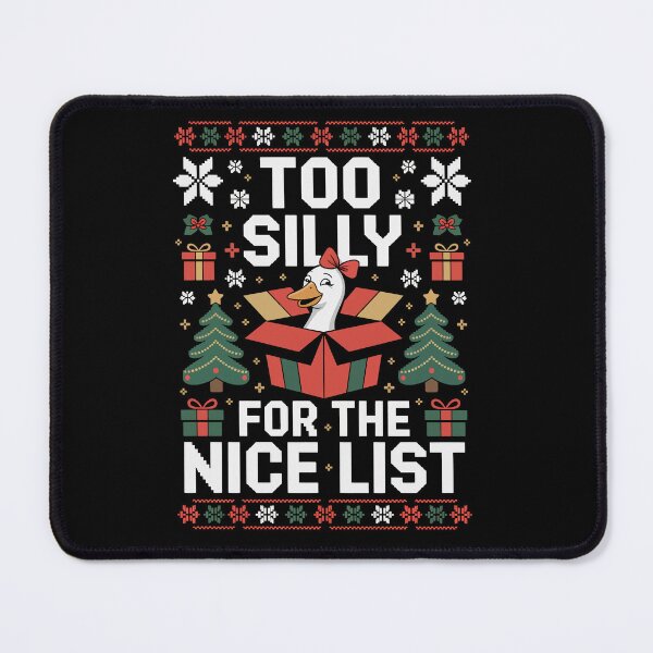 Item preview, Too Silly For The Nice List – Silly Goose Ugly Sweater Art designed and sold by jkrphoto.