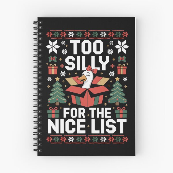 Item preview, Too Silly For The Nice List – Silly Goose Ugly Sweater Art designed and sold by jkrphoto.