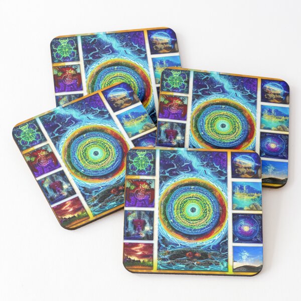 Item preview, Cosmic Vision – Psychedelic Portal Collage Art designed and sold by Thelic1977.