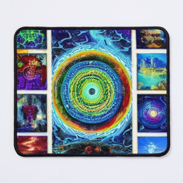 Item preview, Cosmic Vision – Psychedelic Portal Collage Art designed and sold by Thelic1977.