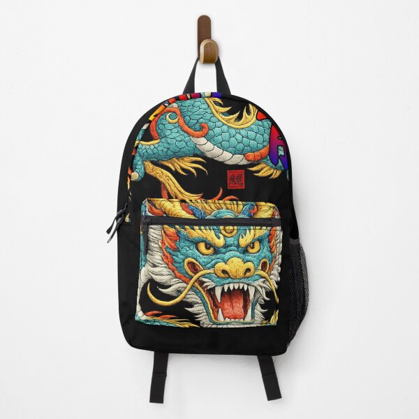 Item preview, Majestic Chinese Dragon Turquoise and Gold Asian Fantasy designed and sold by Fei Long Design Hub.